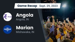 Recap: Angola  vs. Marian  2023