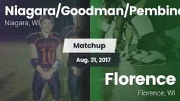 Matchup: Niagara/Goodman/Pemb vs. Florence  2017