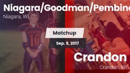Matchup: Niagara/Goodman/Pemb vs. Crandon  2017