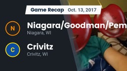 Recap: Niagara/Goodman/Pembine  vs. Crivitz 2017