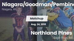 Matchup: Niagara/Goodman/Pemb vs. Northland Pines  2018