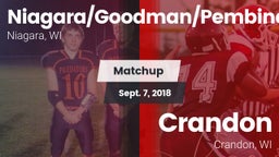 Matchup: Niagara/Goodman/Pemb vs. Crandon  2018