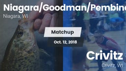 Matchup: Niagara/Goodman/Pemb vs. Crivitz 2018