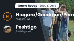 Recap: Niagara/Goodman/Pembine  vs. Peshtigo  2019