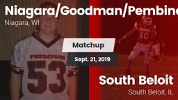 Matchup: Niagara/Goodman/Pemb vs. South Beloit  2019