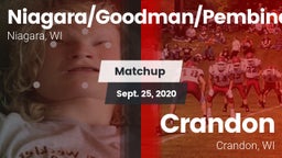 Matchup: Niagara/Goodman/Pemb vs. Crandon  2020