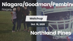 Matchup: Niagara/Goodman/Pemb vs. Northland Pines  2020