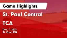 St. Paul Central  vs TCA Game Highlights - Dec. 7, 2023