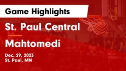 St. Paul Central  vs Mahtomedi  Game Highlights - Dec. 29, 2023