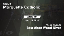 Matchup: Marquette Catholic vs. East Alton-Wood River  2016