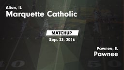 Matchup: Marquette Catholic vs. Pawnee  2016