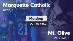 Matchup: Marquette Catholic vs. Mt. Olive  2016