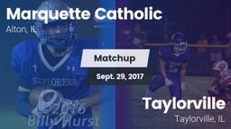 Matchup: Marquette Catholic vs. Taylorville  2017
