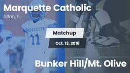 Matchup: Marquette Catholic vs. Bunker Hill/Mt. Olive 2018