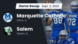 Recap: Marquette Catholic  vs. Salem  2022
