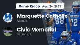 Recap: Marquette Catholic  vs. Civic Memorial  2023