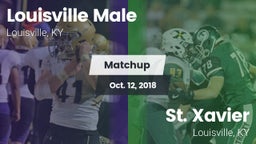 Matchup: Louisville Male HS vs. St. Xavier  2018