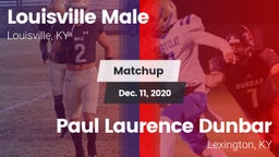 Matchup: Louisville Male HS vs. Paul Laurence Dunbar  2020