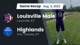 Recap: Louisville Male  vs. Highlands  2022