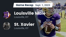 Recap: Louisville Male  vs. St. Xavier  2023