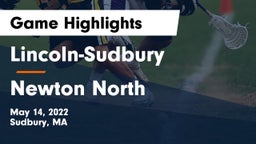 Lincoln-Sudbury  vs Newton North  Game Highlights - May 14, 2022