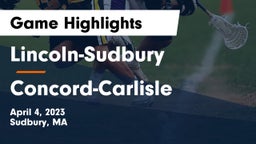 Lincoln-Sudbury  vs Concord-Carlisle  Game Highlights - April 4, 2023
