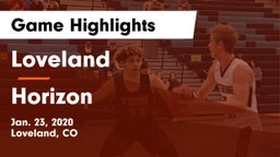 Loveland  vs Horizon  Game Highlights - Jan. 23, 2020