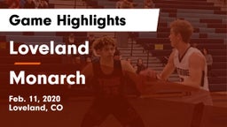 Loveland  vs Monarch  Game Highlights - Feb. 11, 2020