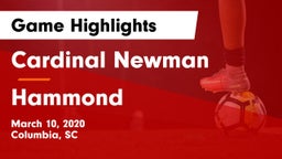Cardinal Newman  vs Hammond  Game Highlights - March 10, 2020