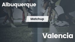 Matchup: Albuquerque High vs. Valencia  2016