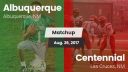 Matchup: Albuquerque High vs. Centennial  2017