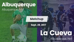 Matchup: Albuquerque High vs. La Cueva 2017