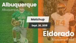 Matchup: Albuquerque High vs. Eldorado  2018