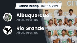 Recap: Albuquerque  vs. Rio Grande  2021