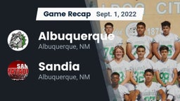 Recap: Albuquerque  vs. Sandia  2022