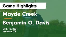 Mayde Creek  vs Benjamin O. Davis  Game Highlights - Dec. 10, 2021