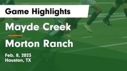Mayde Creek  vs Morton Ranch  Game Highlights - Feb. 8, 2023