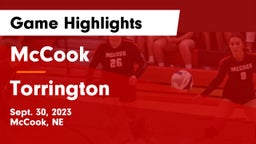 McCook  vs Torrington  Game Highlights - Sept. 30, 2023