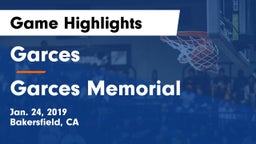 Garces  vs Garces Memorial  Game Highlights - Jan. 24, 2019