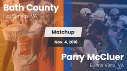 Matchup: Bath County vs. Parry McCluer  2016