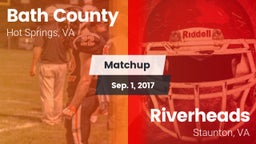 Matchup: Bath County vs. Riverheads  2017