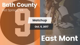 Matchup: Bath County vs. East Mont 2017