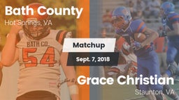 Matchup: Bath County vs. Grace Christian  2018