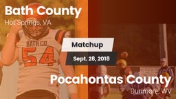 Matchup: Bath County vs. Pocahontas County  2018