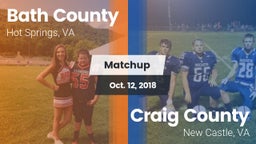 Matchup: Bath County vs. Craig County  2018