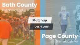 Matchup: Bath County vs. Page County  2019