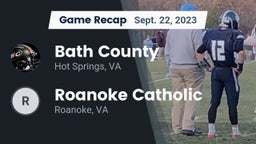 Recap: Bath County  vs. Roanoke Catholic  2023