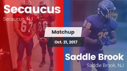 Matchup: Secaucus vs. Saddle Brook  2017