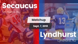 Matchup: Secaucus vs. Lyndhurst  2018