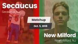 Matchup: Secaucus vs. New Milford  2018